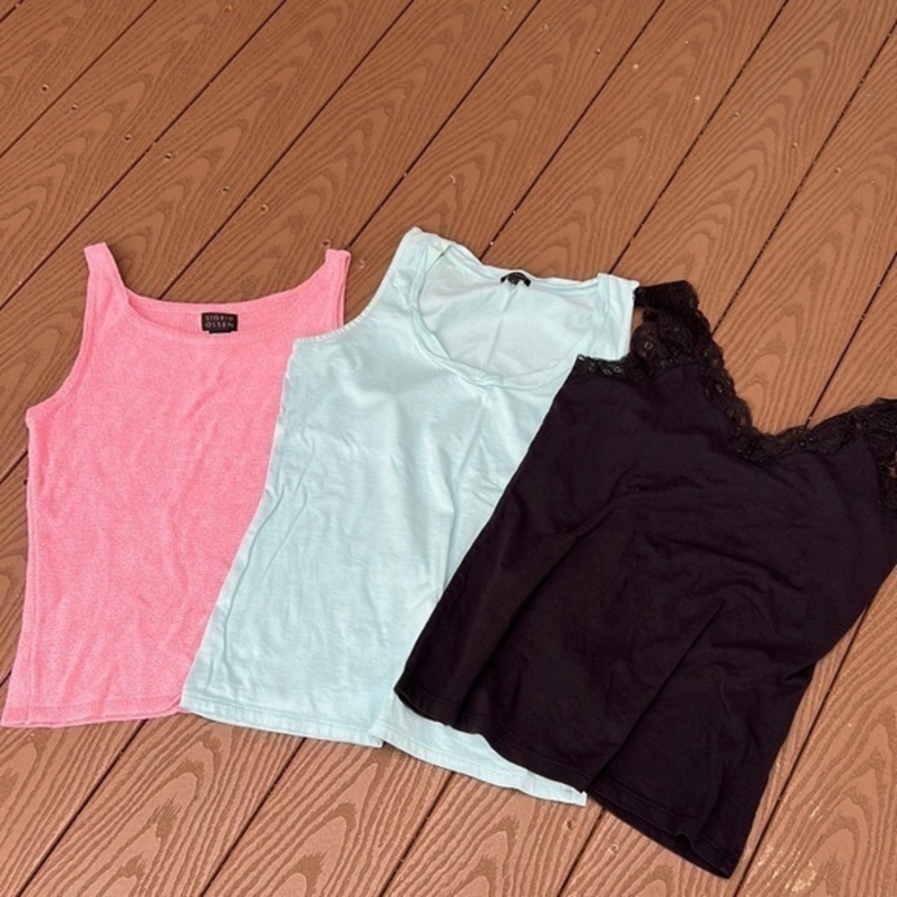 Tank top bundle of three, Sigrid Olsen, Talbots and Covington